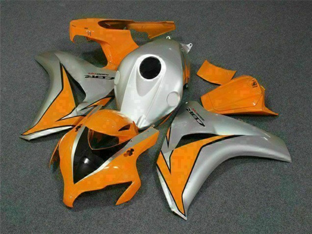 2008-2011 Honda CBR1000RR Motorcycle Fairings - Silver Orange Canada