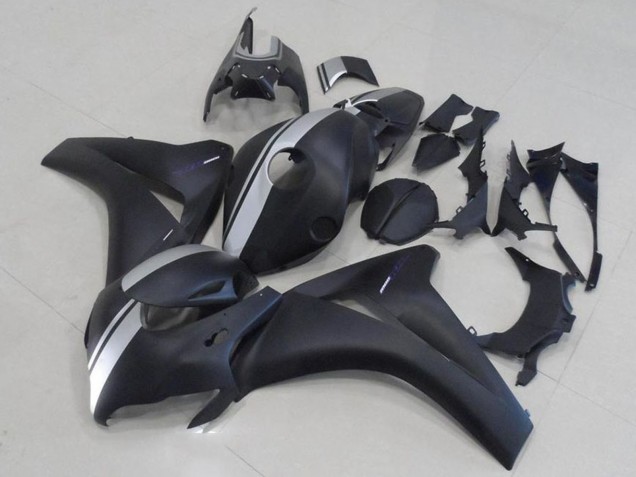 2008-2011 Honda CBR1000RR Motorcycle Fairings - Matte Black Silver Canada
