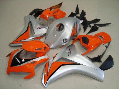 2008-2011 Honda CBR1000RR Motorcycle Fairings - Silver Orange Glossy Black Canada