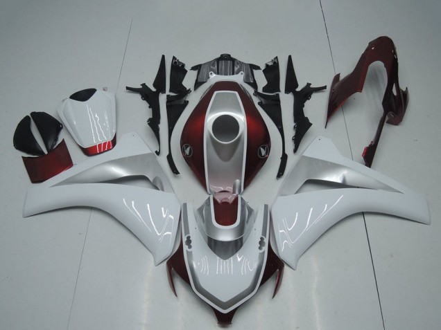 2008-2011 Honda CBR1000RR Motorcycle Fairings - White Silver Maroon Red Canada