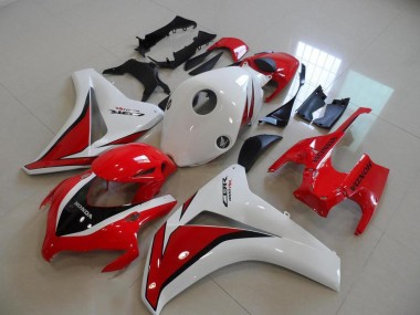 2008-2011 Honda CBR1000RR Bike Fairings - White Red Glossy Black Canada