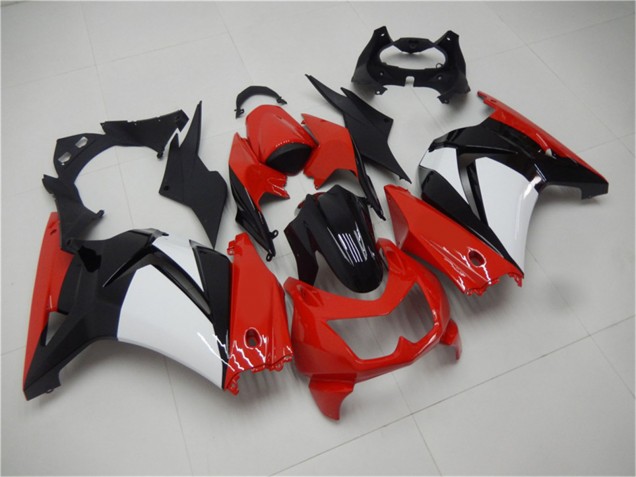 2008-2012 Kawasaki EX250 Motorcycle Fairings - Red White Black Canada