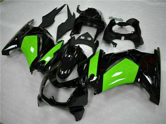 2008-2012 Kawasaki EX250 Motorcycle Fairings - Glossy Black Green Canada