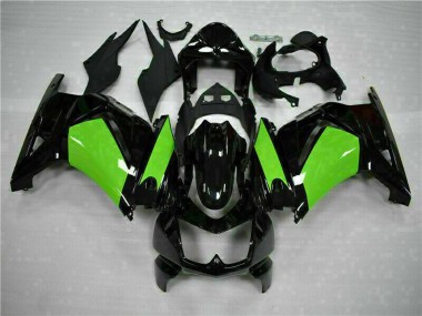 2008-2012 Kawasaki EX250 Motorcycle Fairings - Glossy Black Green Canada
