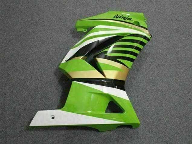 2008-2012 Kawasaki EX250 Motorcycle Fairing - Green White Black Canada