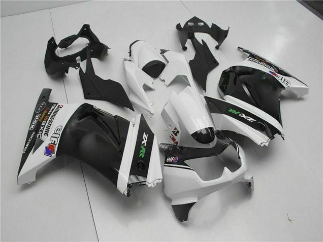 2008-2012 Kawasaki EX250 Motorcycle Fairings - White Black Green Canada