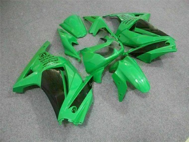 2008-2012 Kawasaki EX250 Motorcycle Fairings - Green Black Canada