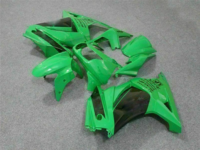 2008-2012 Kawasaki EX250 Motorcycle Fairings - Green Black Canada
