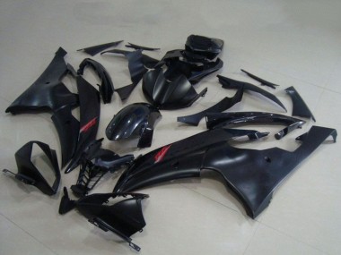2008-2016 Yamaha YZF R6 Motorcycle Fairings - Glossy Black Matte Black Canada