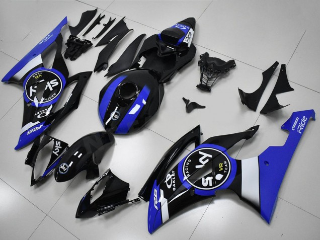 2008-2016 Yamaha YZF R6 Bike Fairings - White Blue Glossy Black Canada