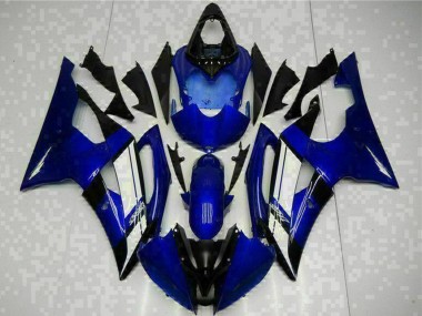 2008-2016 Yamaha YZF R6 Motorcycle Fairings - Blue White Canada