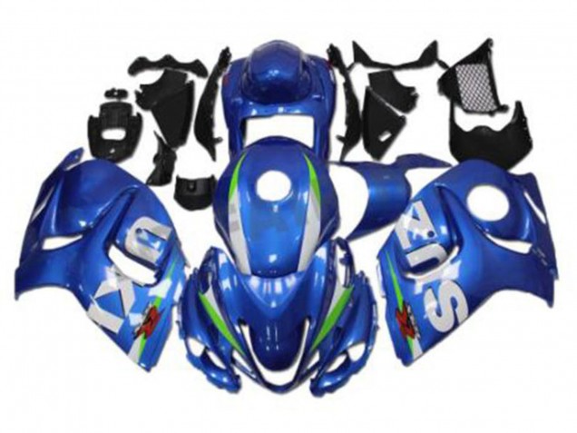 2008-2020 Suzuki GSXR 1300 Hayabusa Motorcycle Fairings - Blue White Green Canada