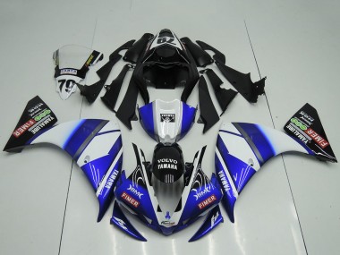 2009-2011 Yamaha YZF R1 Motorcycle Fairings - White Blue Black Sterilgarda Canada