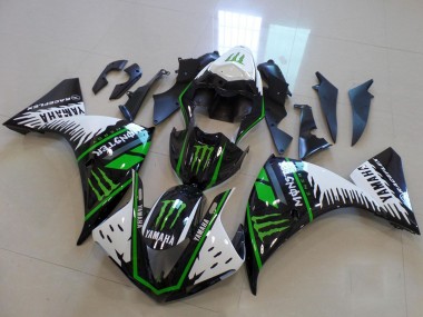2009-2011 Yamaha YZF R1 Motorcycle Fairings - White Blue Black Green Monster Canada