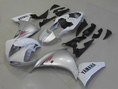 2009-2011 Yamaha YZF R1 Motorcycle Fairings - White Silver Canada