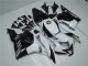 2009-2012 Honda CBR600RR Motorcycle Fairing - White Glossy Black Repsol Canada