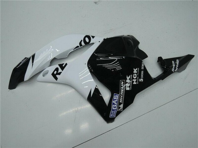 2009-2012 Honda CBR600RR Motorcycle Fairing - White Glossy Black Repsol Canada