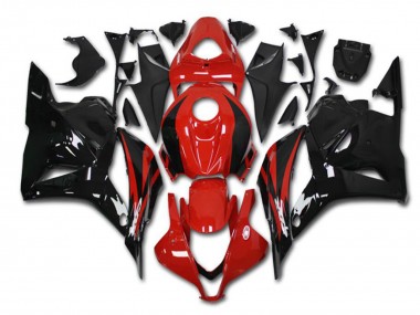 2009-2012 Honda CBR600RR Motorcycle Fairing Kits - Red Glossy Black Canada