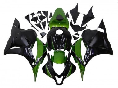 2009-2012 Honda CBR600RR Motorcycle Fairings - Black Green Canada