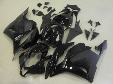 2009-2012 Honda CBR600RR Motorcycle Fairings - Glossy Black Matte Black OEM Style Canada