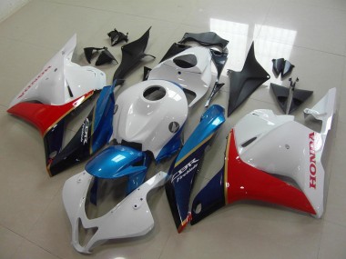 2009-2012 Honda CBR600RR Motorcycle Fairing - White Blue Red Glossy Black Canada