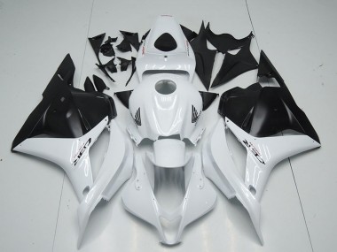 2009-2012 Honda CBR600RR Motorcycle Fairing - White Matte Black Canada
