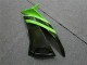 2009-2012 Kawasaki ZX6R Motorcycle Fairings - Green Glossy Black Elf Touch4 Bridgestone Canada