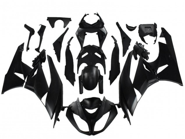 2009-2012 Kawasaki ZX6R Motorcycle Fairings - Matte Black Canada