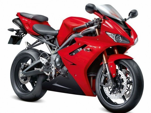 2009-2012 Triumph Daytona 675 Triple Motorcycle Fairing Kits - Red Canada