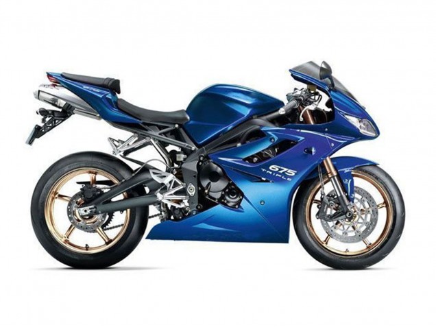 2009-2012 Triumph Daytona 675 Triple Motorcycle Fairings - Blue Canada