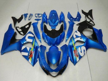 2009-2016 Suzuki GSXR 1000 Motorcycle Fairing Kits - Blue Green White Canada
