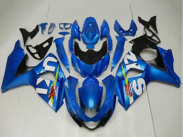 2009-2016 Suzuki GSXR 1000 Motorcycle Fairing Kits - Blue Green White Canada
