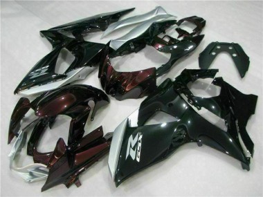2009-2016 Suzuki GSXR 1000 Motorcycle Fairings - Glossy Black Silver White Canada