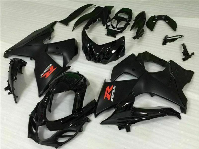 2009-2016 Suzuki GSXR 1000 Motorcycle Fairing - Glossy Black Matte Black Canada