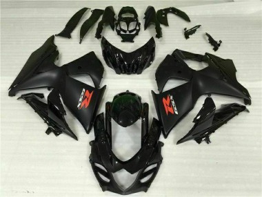 2009-2016 Suzuki GSXR 1000 Motorcycle Fairing - Glossy Black Matte Black Canada