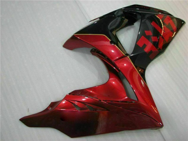 2009-2016 Suzuki GSXR 1000 Motorcycle Fairings - Red Glossy Black Canada