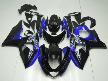 2009-2016 Suzuki GSXR 1000 Motorcycle Fairings - Glossy Black Blue Canada