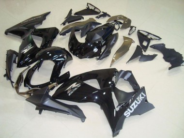 2009-2016 Suzuki GSXR 1000 Motorcycle Fairings - Glossy Black Matte Black OEM Style Canada