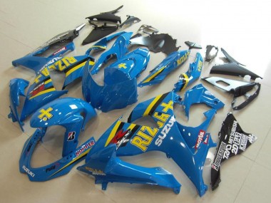 2009-2016 Suzuki GSXR 1000 Motorcycle Fairings - Blue Yellow Rizla Hopper Motul Canada