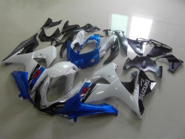 2009-2016 Suzuki GSXR 1000 Motorcycle Fairings - White Blue Black OEM Style Canada