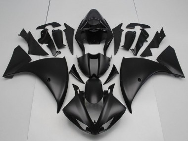 2012-2014 Yamaha YZF R1 Motorcycle Fairings - Matte Black Canada