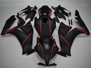 2012-2016 Honda CBR1000RR Motorcycle Fairings - Matte Black Red Canada
