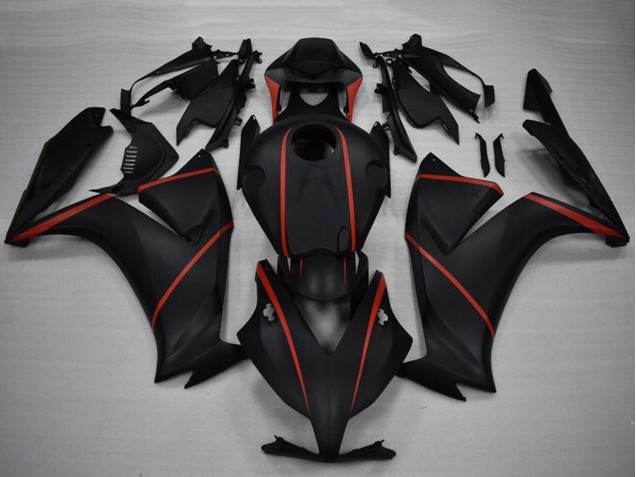 2012-2016 Honda CBR1000RR Motorcycle Fairings - Matte Black Red Canada