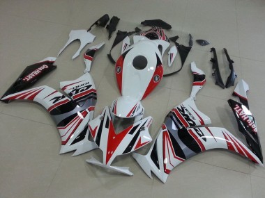 2012-2016 Honda CBR1000RR Motorcycle Fairings - White Red Silver Black One Heart Canada