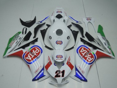 2012-2016 Honda CBR1000RR Motorcycle Fairings - White Red Blue Green Pata 21 Canada
