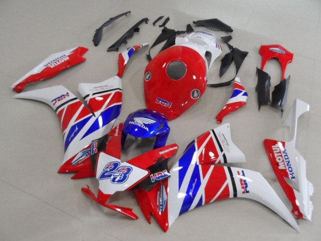 2012-2016 Honda CBR1000RR Motorcycle Fairings - White Red Blue HRC 23 Canada
