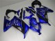 2013-2024 Kawasaki Ninja 300 EX300R Motorcycle Fairings - Blue Black White Flame Canada