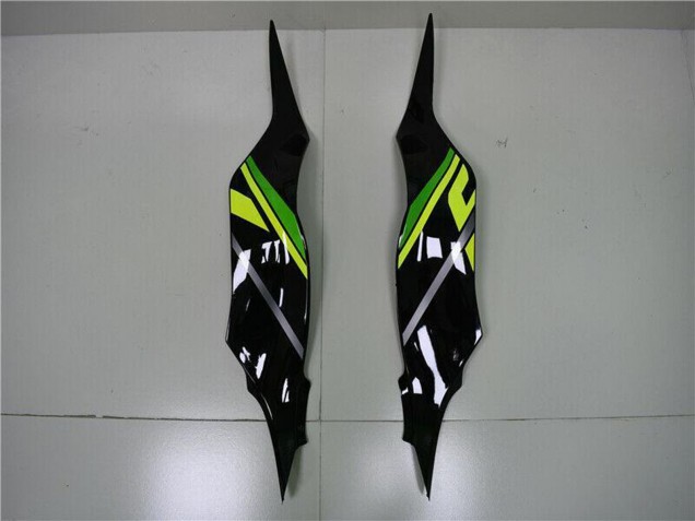2013-2018 Kawasaki ZX6R Motorcycle Fairings - Green Yellow Glossy Black Matte Black Canada