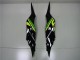 2013-2018 Kawasaki ZX6R Motorcycle Fairings - Green Yellow Glossy Black Matte Black Canada