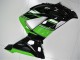 2013-2018 Kawasaki ZX6R Bike Fairings - Green Glossy Black Canada
